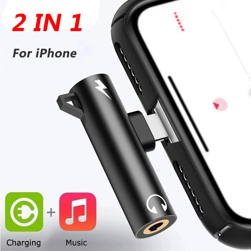 Music Audio Pro - Pemisah adaptor 2 in 1, untuk