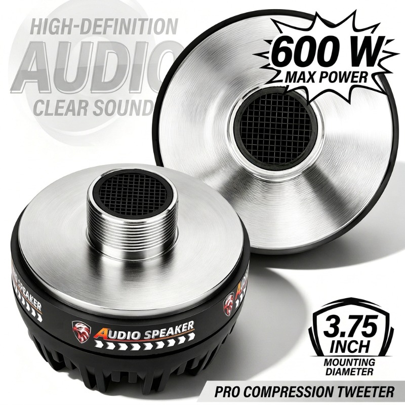 Music Audio Pro - 2 Buah Speaker Tweeter Titanium 3.75