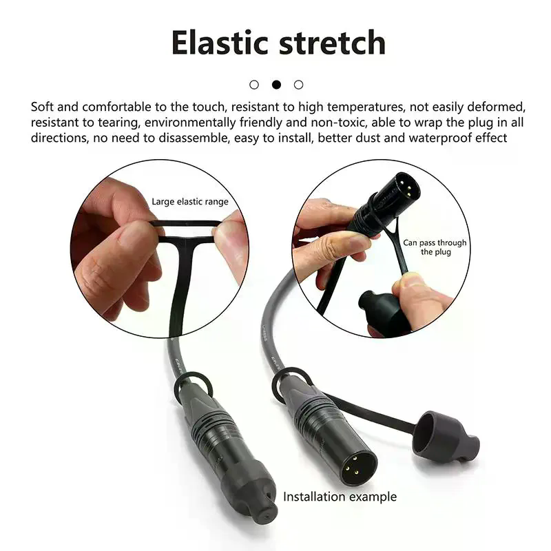 Audio Music Cover - 2 Buah Penutup Debu Colokan Jaringan