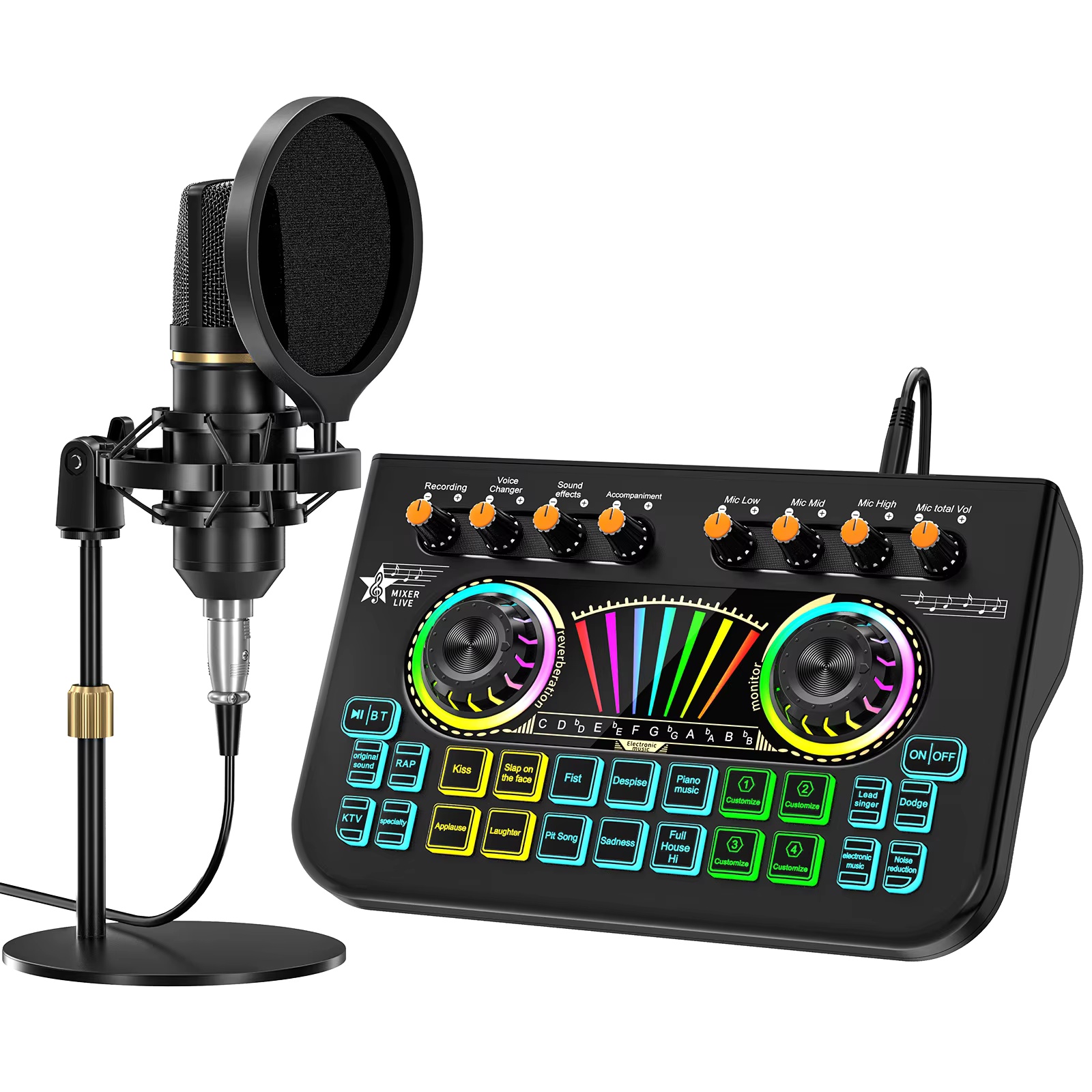 Audio Youtube Music Free - Tenlamp X3 BM800 Paket Mikrofon Podcast