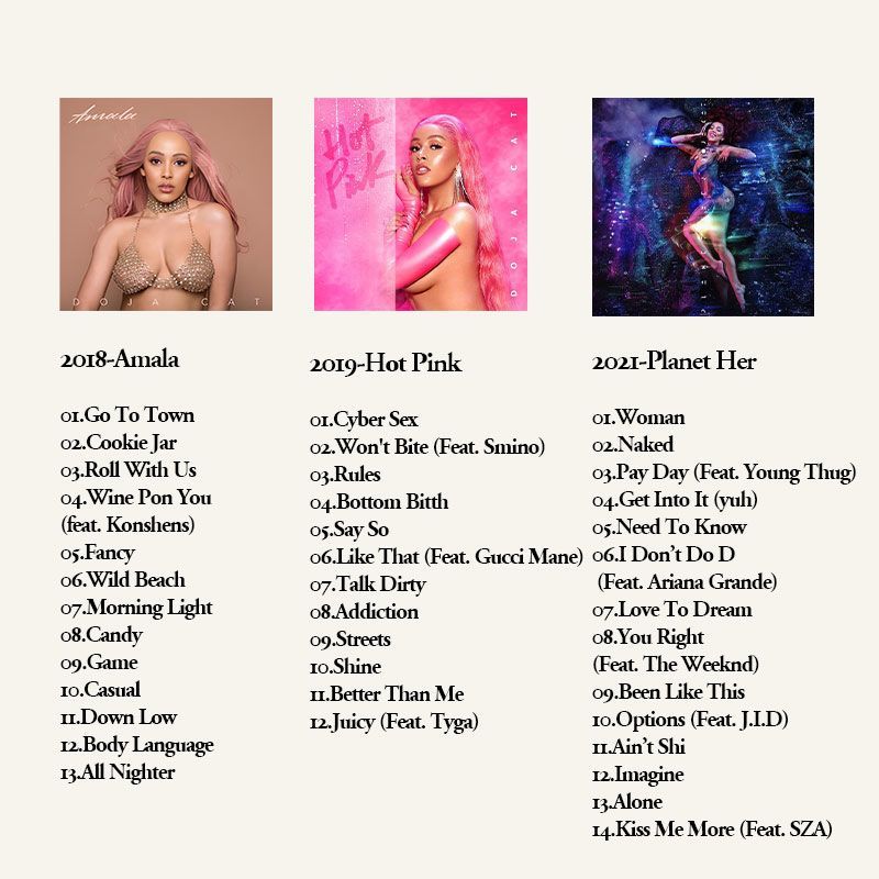 Koleksi Album Musik Doja Cat 6 - Audio Music Of ulasan dan harga