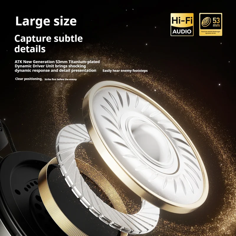 Headset Gaming Nirkabel ATK N9 - Music Audio Pro ulasan dan harga