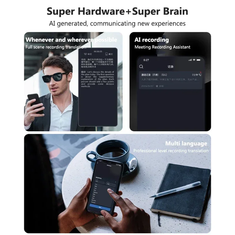 Kacamata Terjemahan AI Cerdas  - Audio Music Ai ulasan dan harga