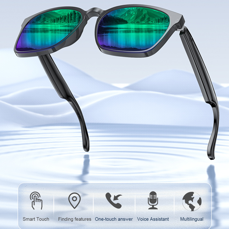 Kacamata pintar Bluetooth AI,  - Audio Music Ai ulasan dan harga