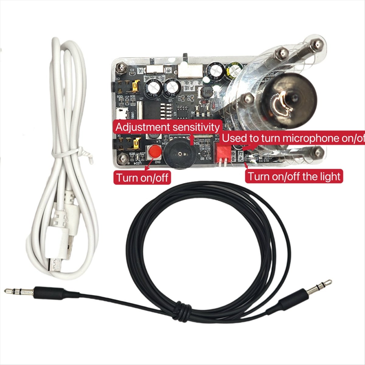 DTC5 Lampu Spektrum Musik USB  - Audio Youtube Music Free ulasan dan harga