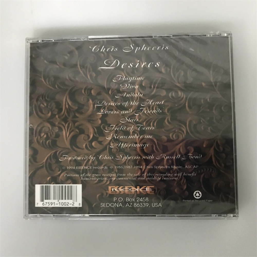 CD 'Desires' Chris Spheeris, A - Audio Music Of ulasan dan harga