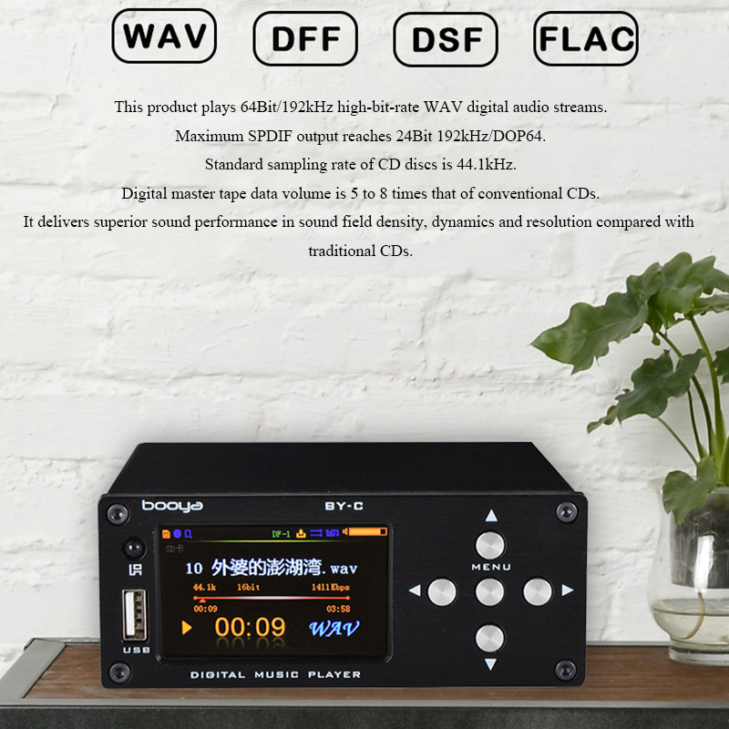 BY-C1 Pemutar Audio Digital Ta - Audio Music Mp3 Free ulasan dan harga
